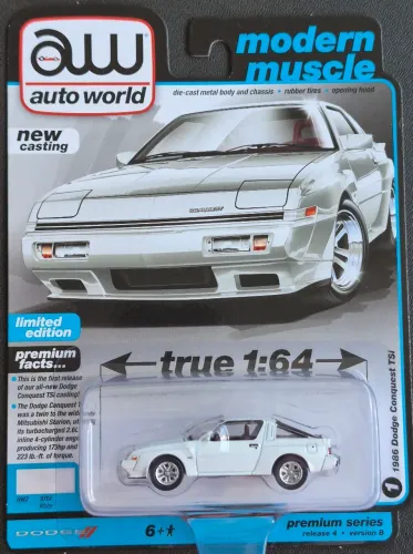 Miniatura Premium Auto World 1986 Dodge Conquest Tsi