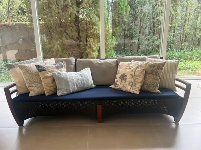 Conjunto Saccaro Noronha Sofá 3 Lugares + 2 Poltronas