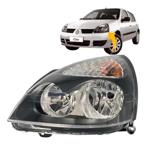 Farol Renault Clio 2004 2005 2006 2007 2008 2009 A 2012 Esquerdo