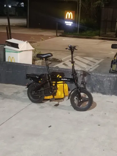 Bicicleta eletrica dobrável COM DUAS BATERIAS