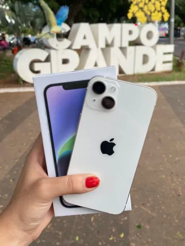 iPhone 14 Branco 128GB Semi Novo Promoção Em Perfeito Estado