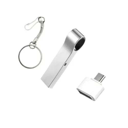 Pen Drive USB 32GB com Adaptador Micro-USB OTG