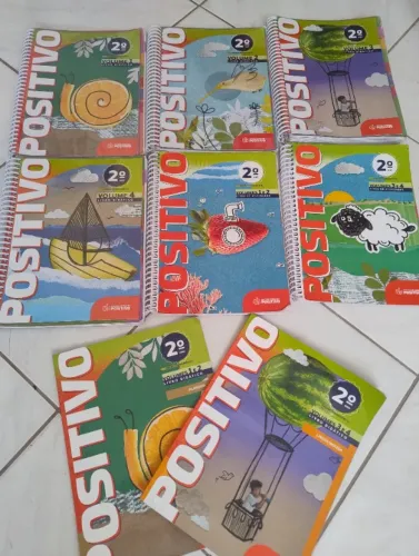 Livros Positivo 2 Ano Fundamental. Didático, atividades e Inglês.