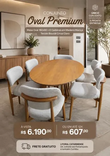 Conjunto de Jantar 160x90