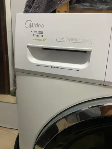 Lava e Seca Midea 11kg Inverter Smart (Com Defeito na Placa) - Para Conserto ou Peças