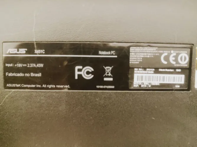 Notebook Asus X451C