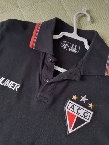 Camisa comissão Atlético Goianiense. Numer. Tam G. Original. Sem detalhes.