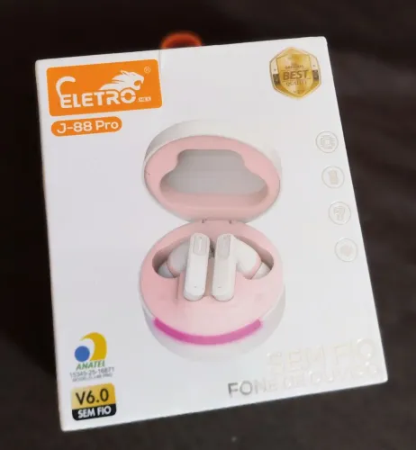 Fone de ouvido bluetooth novo na caixa