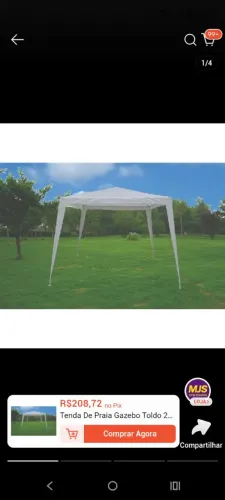 Vendo tenda semi nova