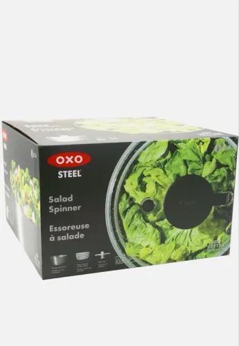 Centrífuga para Salada em Aço Inox 6 Litros OXO