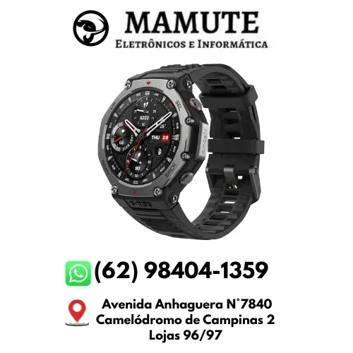 Relógio Amazfit T-Rex 3 robusto relógio inteligente militar 48mm GPS mapa offline