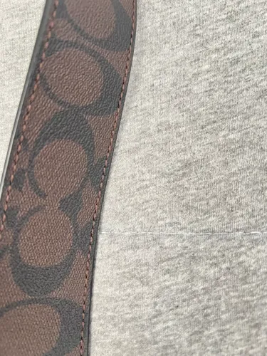 Alça NOVA avulsa bolsa coach signature preta marrom nova 