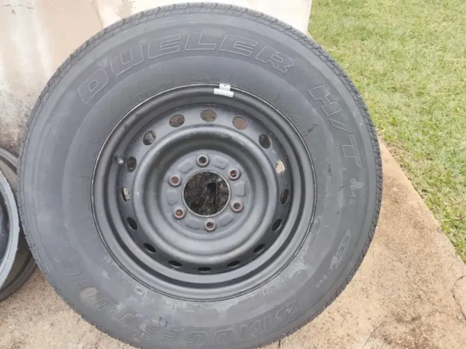 Roda aro 16 6 furos, pneus 245/70 r16 para caminhonete