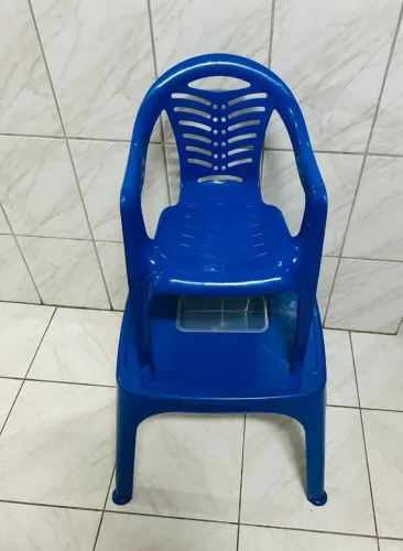 Mesa Infantil de Plástico Azul com Porta Objetos da Plasnorthon