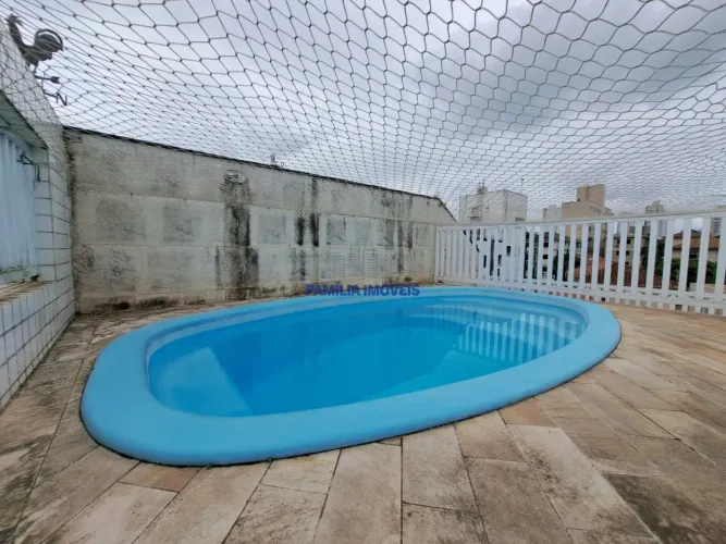Sobreposta duplex à venda 5 quartos piscina Aparecida Santos/SP