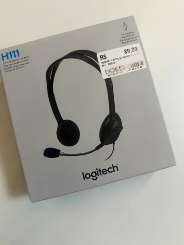 Headset Logitech H111 com Microfone - Novo e Lacrado