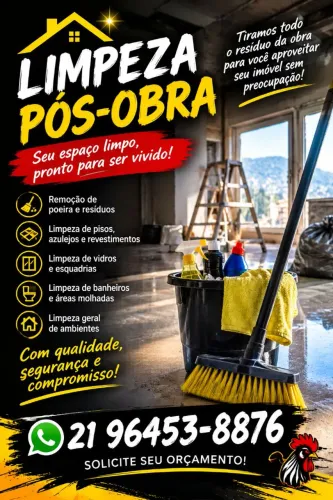 Limpeza pós Obra