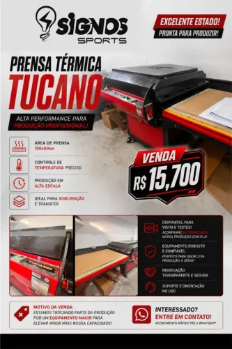 Prensa térmica para sublimação