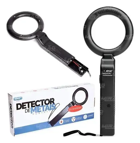 Detector De Metal Knup Portatil Seguranca Portaria Escola - Gtech