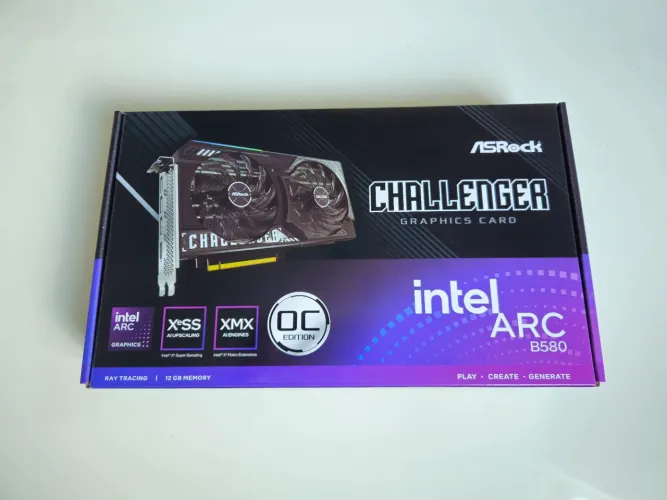 [Lacrado] Placa de vídeo Asrock Intel Arc B580 Challenger 12gb OC gamer - Novo