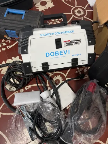 Máquina Solda Inversora 250a Sem Gás 3 Em 1 110v/220v Dobevi