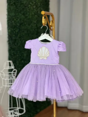 Vestido Fundo do Mar 1 ano