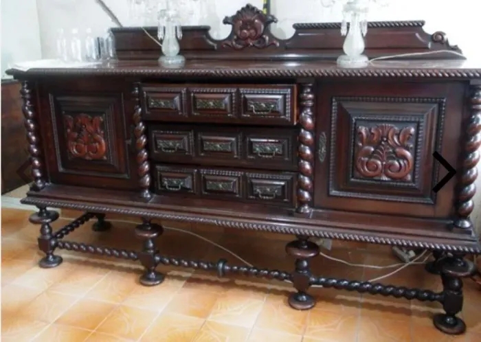 Balcão Buffet Estilo Manuelino Neocolonial Português