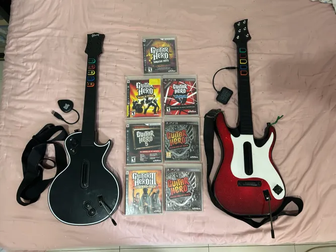Coleção Guitar Hero Ps3