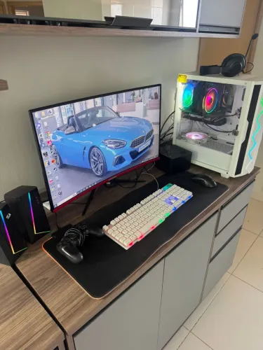 Pc game xeon + RX 560 XT 8gb + periféricos completo 