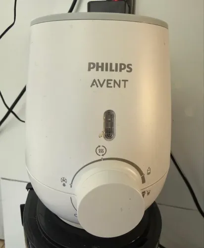 Aquecedor mamadeira Phillips avent + fralda de brinde 