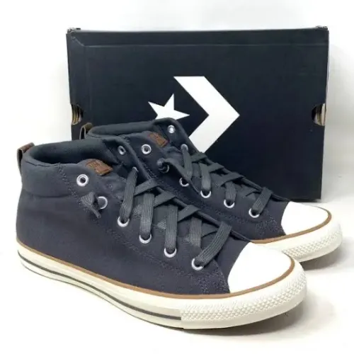 Tênis Converse Chuck Taylor All Star Street Mid Cinza (Raro / Novo)