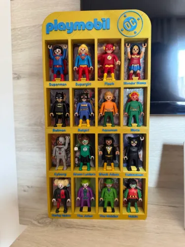 Coleção completa bonecos Playmobil DC Kinder Ovo