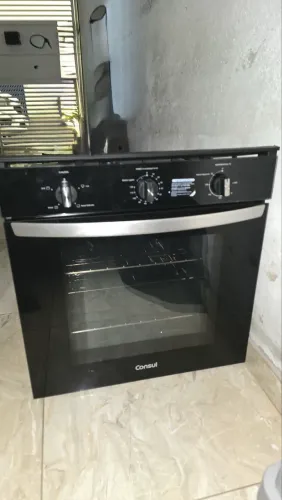 Forno Elétrico de Embutir Consul 60cm - Black Edition - Nunca Usado