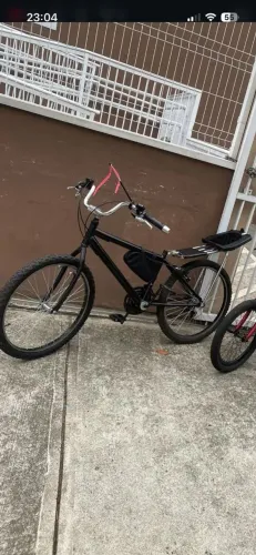 bike aro 24 com marcha, freio em otimo estado e nenhum problema