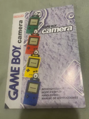 Manual Original Game Boy Camera Nintendo