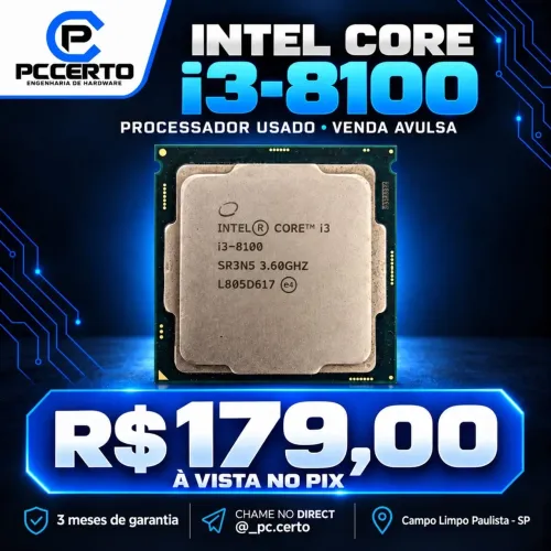 Intel Core i3 8100