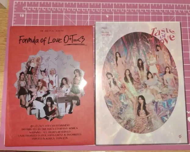 VENDA TWICE ÁLBUNS KPOP - Taste of Love e Formula of Love