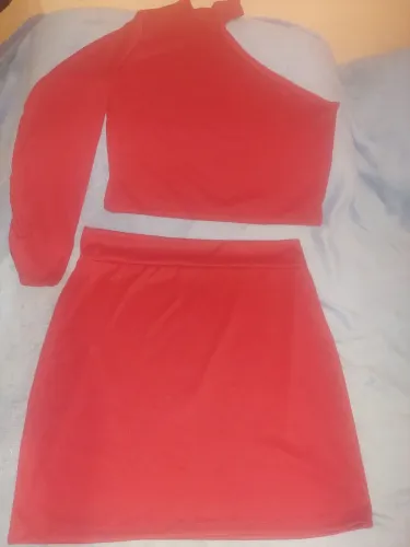 Conjunto vermelho plus