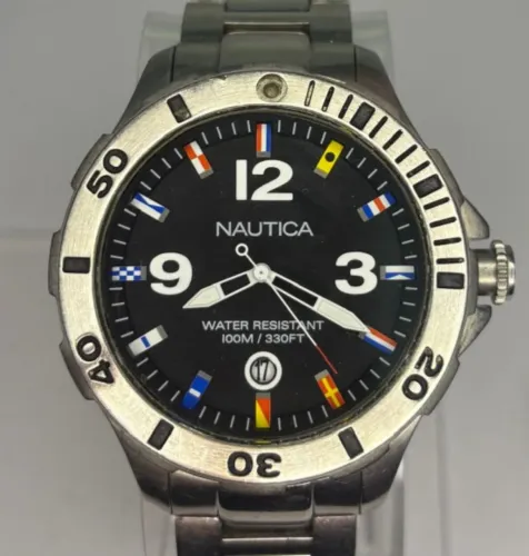 RELÓGIO NAUTICA BANDEIRAS