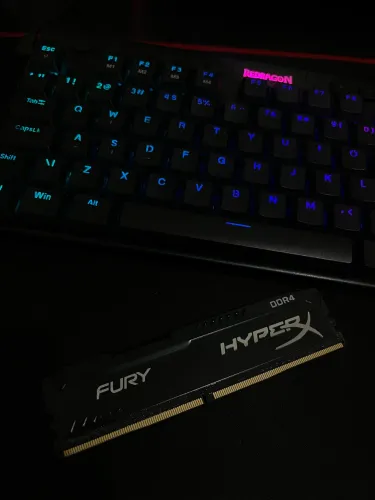 Memória ram Hyperx FURY 32gb ddr4 3200mhz preta