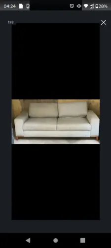 Vendo um sofá de dois lugares modelo novo