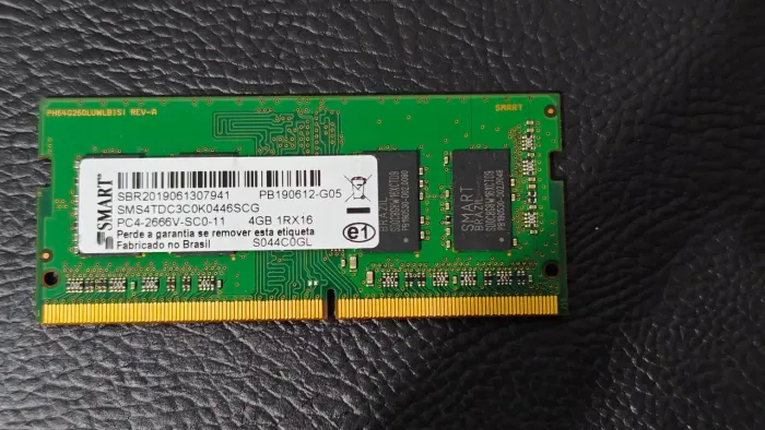 Memória RAM 4GB DDR4 Notebook 