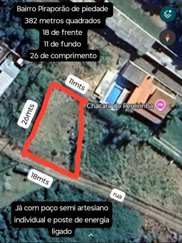 Chácara em Piedade/SP investir ou morar<br>Com infraestrutura já pra construir