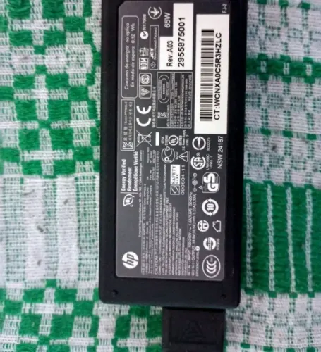 Fonte/Carregador de notebook Hp 65W Original