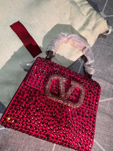 Micro bag valentino com brilho