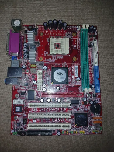 Placa Mãe MSI PM8M-V MS-7104 Socket 478 (Com Espelho)
