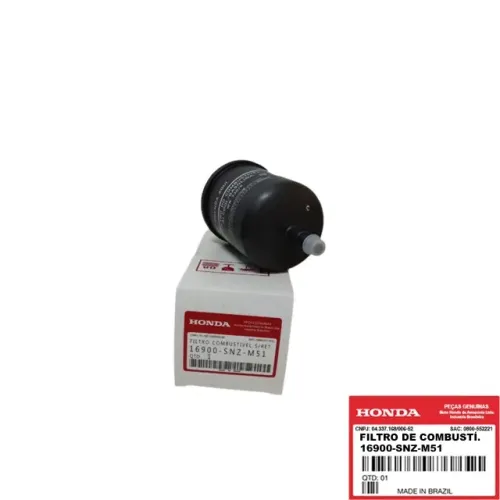 Filtro de Combustível New Civic 1.8 2007/2011 Original Honda 16900-SNZ-M51