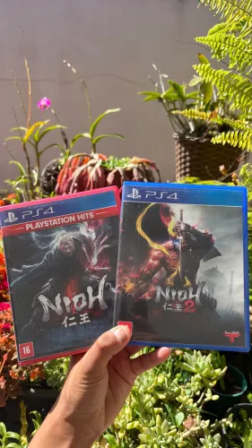 Kit Nioh + Nioh 2 PS4 Original Mídia Física Jogos Completos