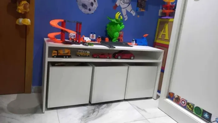 Bau organizador com 03