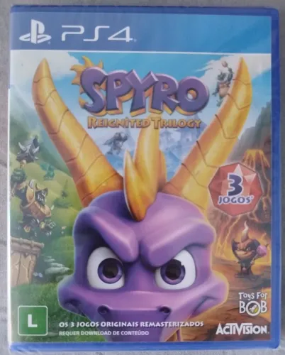SPYRO REIGNITED TRILOGY PS4 - NOVO LACRADO